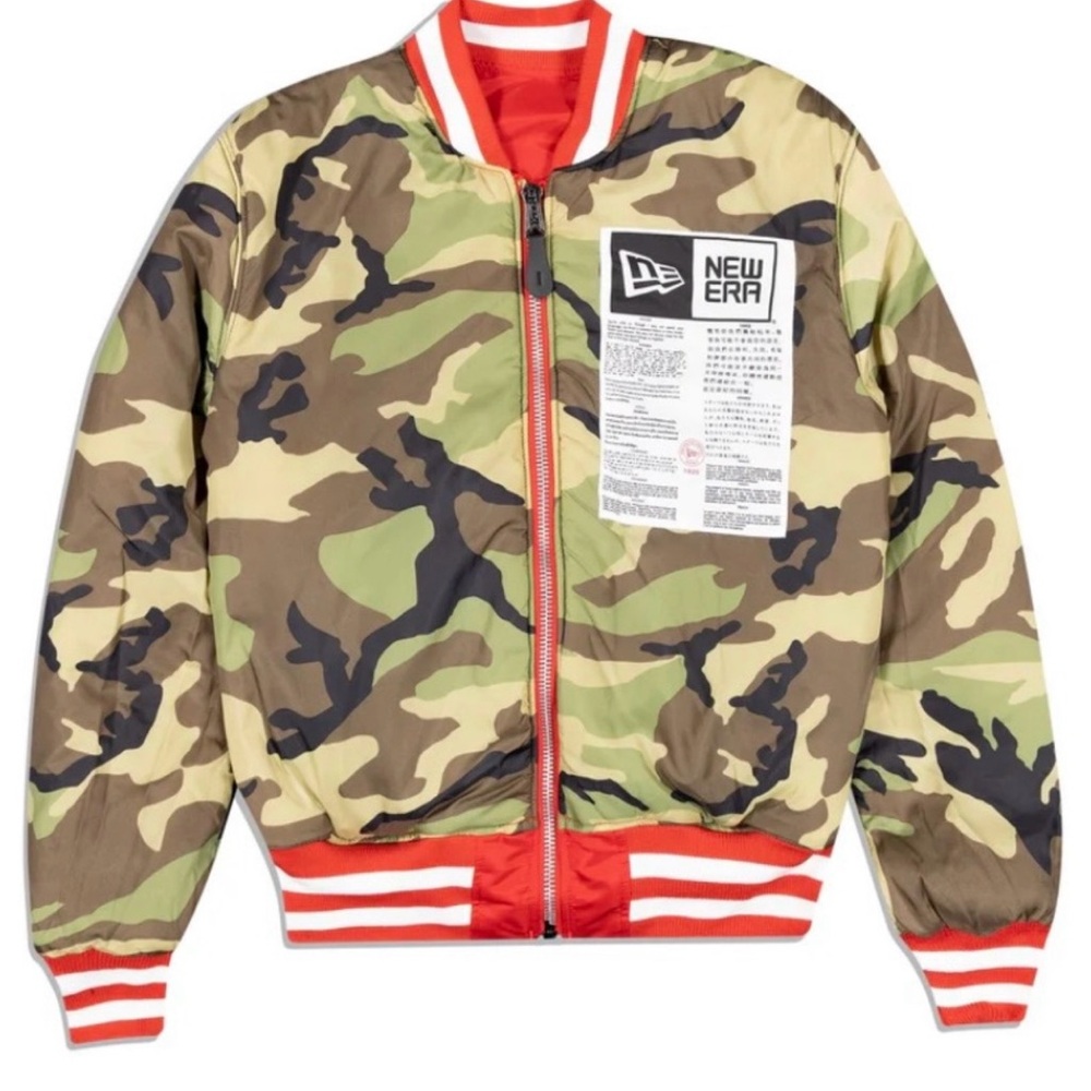 Alpha Industries X Philadelphia Phillies MA-1 Bomber Jacket Red Deadstock NWT - Picture 4 of 7